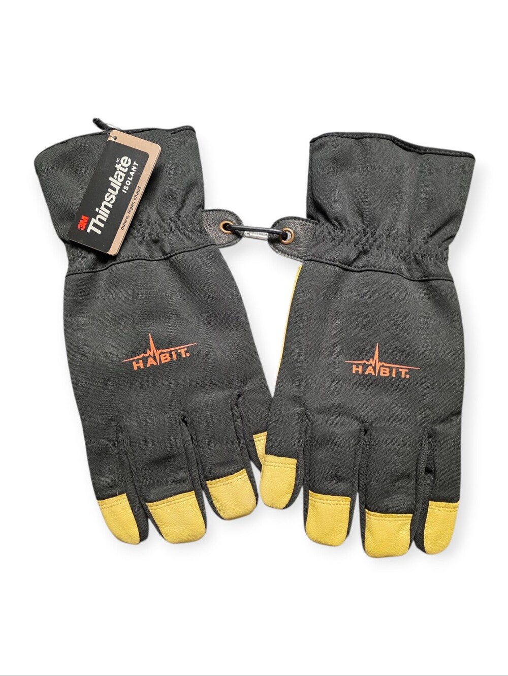 Habit Men's Medium 3M Thinsulate Waterproof Winter Work Gloves - NWT